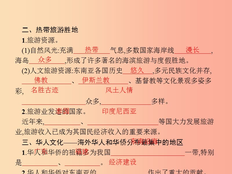 七年级地理下册 第7章 我们邻近的国家和地区 第2节 东南亚 第2课时 山河相间与城市分布 热带旅游胜地 .ppt_第3页