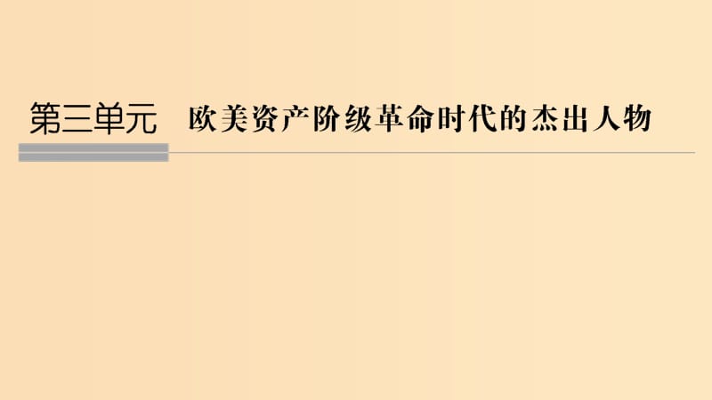 （浙江专用）2018-2019学年高中历史 第三单元 欧美资产阶级革命时代的杰出人物 第1课时 英国革命的领导者克伦威尔课件 新人教版选修4.ppt_第1页