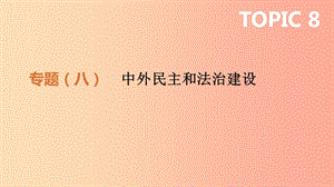 2019年中考?xì)v史二輪專題復(fù)習(xí) 專題8 中外民主和法治建設(shè)課件.ppt