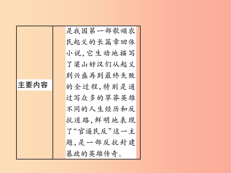 2019年九年级语文上册 第六单元文学名著导读三习题课件 新人教版.ppt_第3页