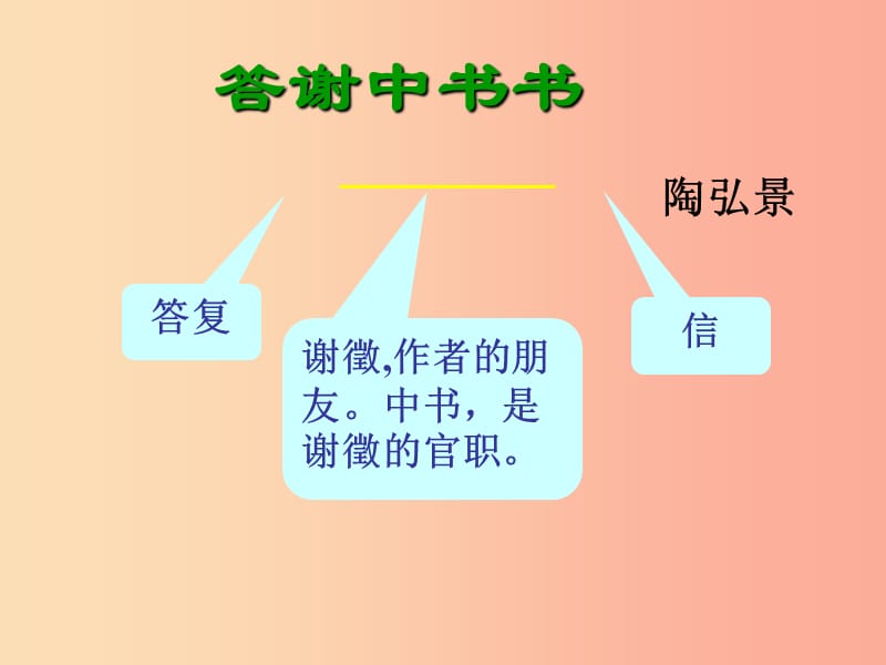 2019年八年级语文上册 第三单元 10《答谢中书书》课件 新人教版.ppt_第1页