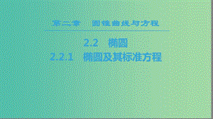 2018年秋高中數(shù)學(xué) 第二章 圓錐曲線與方程 2.2 橢圓 2.2.1 橢圓及其標(biāo)準(zhǔn)方程課件 新人教A版選修2-1.ppt