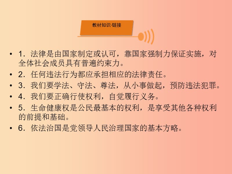 广西专用2019中考道德与法治一轮新优化复习热点专题解读3打击违法犯罪推进依法治国课件.ppt_第2页