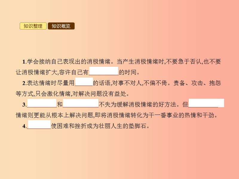 七年级政治下册 第一单元 做情绪的主人 第三课 乐观向上 第2框 学会管理情绪课件 北师大版.ppt_第3页