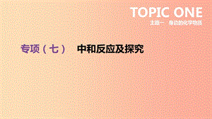 河北省2019年中考化學(xué)復(fù)習(xí) 主題一 身邊的化學(xué)物質(zhì) 專項(xiàng)（七）中和反應(yīng)及探究課件.ppt