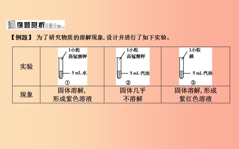 2019届九年级化学下册 第6章 溶解现象 第3节 物质的溶解性 第1课时 影响物质溶解性的因素课件 沪教版.ppt_第3页