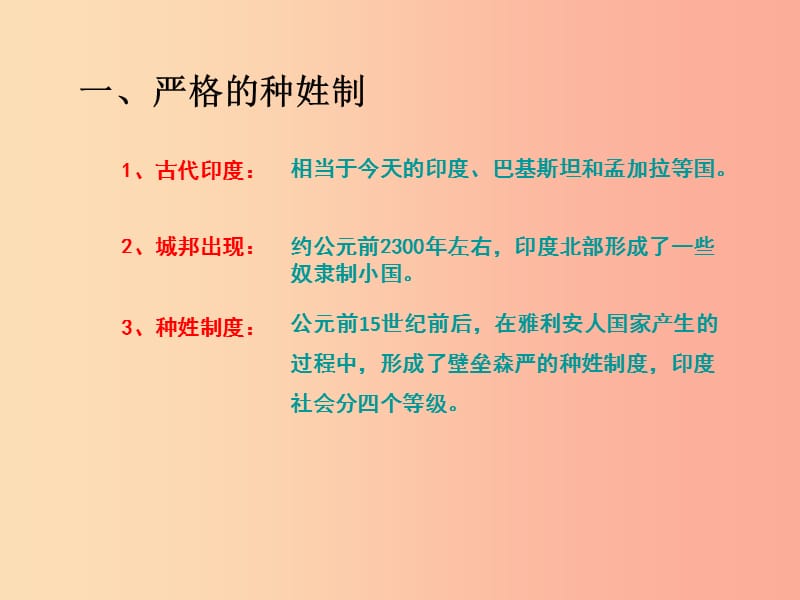 2019年秋九年级历史上册 第一单元 上古亚非文明 第3课 古代印度课件 岳麓版.ppt_第3页