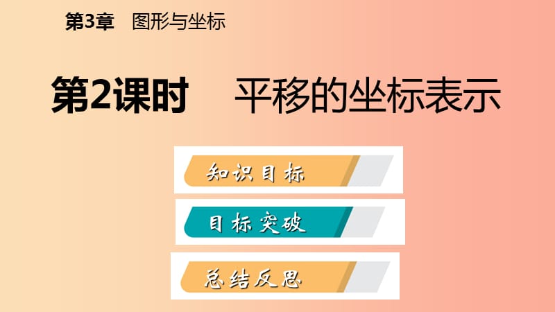 2019年春八年级数学下册第3章图形与坐标3.3轴对称和平移的坐标表示第2课时平移的坐标表示课件新版湘教版.ppt_第2页