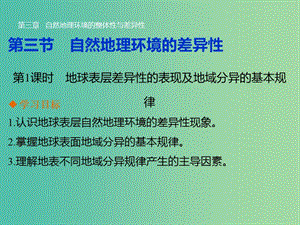 黑龍江省齊齊哈爾市高中地理 第三章 自然環(huán)境地理的整體性與差異性 3.2.1 地球表層差異性的表現(xiàn)及地域分異的基本規(guī)律課件 湘教版必修1.ppt