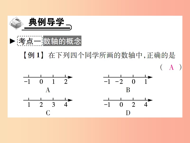 2019年秋七年级数学上册 第2章 有理数 2.2 数轴 2.2.1 数轴课件（新版）华东师大版.ppt_第3页