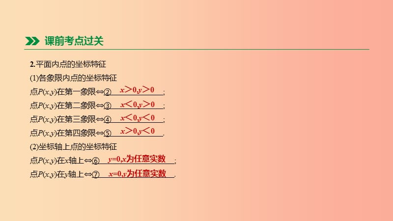 福建省2019年中考数学总复习 第三单元 函数及其图象 第10课时 平面直角坐标系课件.ppt_第3页