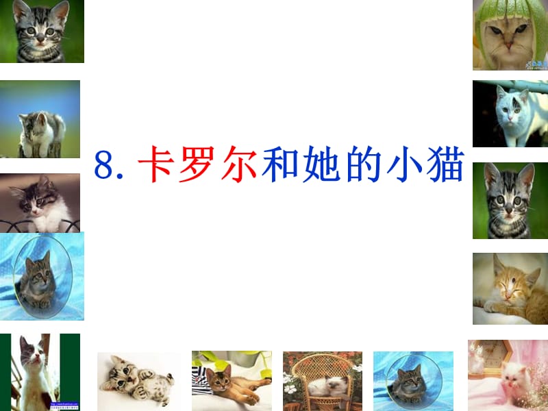 卡罗尔和她的小猫课件.ppt_第1页