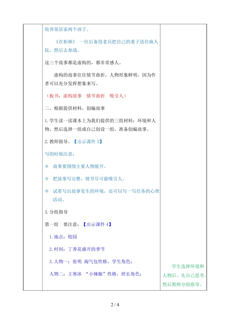 六年级语文上册习作《笔尖流出的故事》教案部编版.doc_第2页