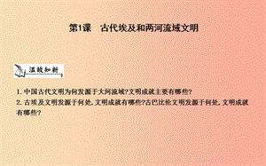 九年級歷史上冊《第一單元 古代世界》第1課 古代埃及和兩河流域文明課件 中華書局版.ppt