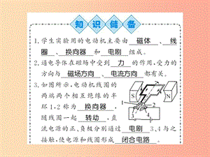 （貴州專用）2019年九年級(jí)物理全冊(cè) 第17章 第3節(jié) 科學(xué)探究：電動(dòng)機(jī)為什么會(huì)轉(zhuǎn)動(dòng)課件（新版）滬科版.ppt