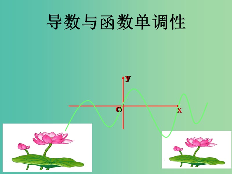 陜西省藍(lán)田縣高中數(shù)學(xué) 第四章 導(dǎo)數(shù)應(yīng)用 4.1.1 導(dǎo)數(shù)與函數(shù)的單調(diào)性（1）課件 北師大版選修1 -1.ppt_第1頁