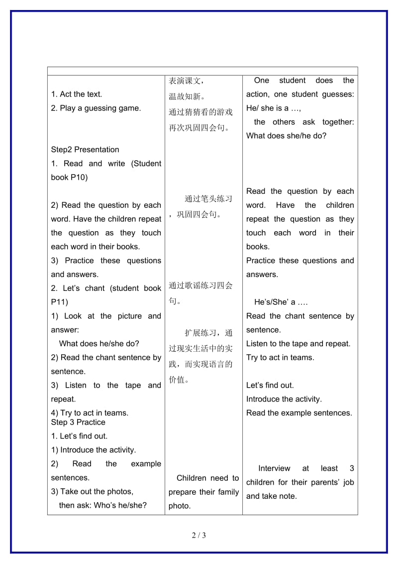 北师大小学英语四年级上册《unit 1 mocky the juggler》 (17)教案.doc_第2页