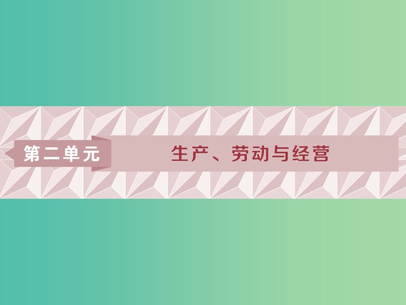 2019屆高考政治一輪復習 第二單元 生產(chǎn)、勞動與經(jīng)營 第四課 生產(chǎn)與經(jīng)濟制度課件 新人教版必修1.ppt_第1頁