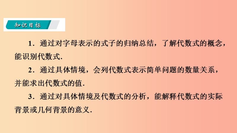 2019年秋七年级数学上册第三章整式及其加减3.2代数式3.2.1代数式导学课件（新版）北师大版.ppt_第3页