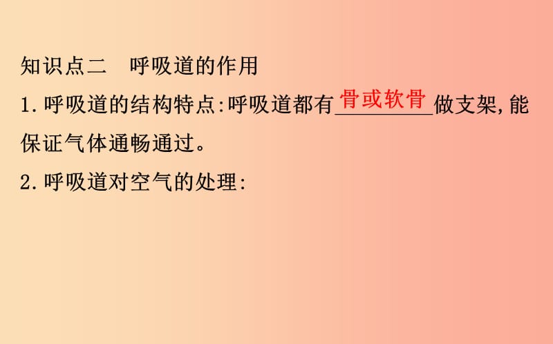 2019版七年级生物下册第四单元生物圈中的人第三章人体的呼吸1呼吸道对空气的处理教学课件新人教版.ppt_第3页