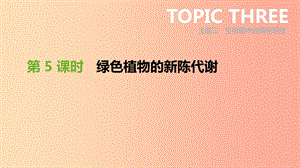 廣東省2019年中考生物 主題復(fù)習(xí)三 生物圈中的綠色植物 第05課時(shí) 綠色植物的新陳代謝課件.ppt