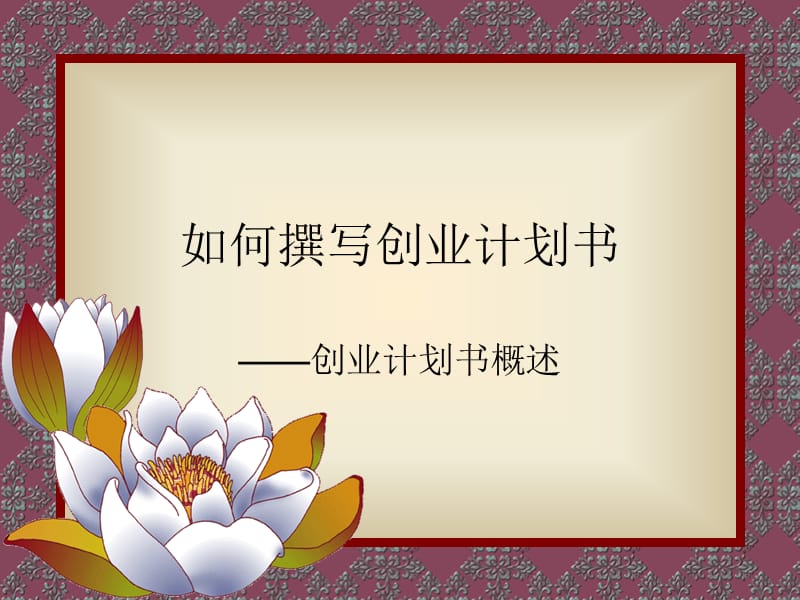 如何撰写创业计划.ppt_第1页