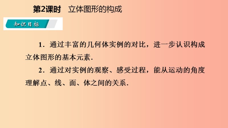 2019年秋七年级数学上册第一章丰富的图形世界1.1生活中的立体图形1.1.2立体图形的构成导学北师大版.ppt_第2页