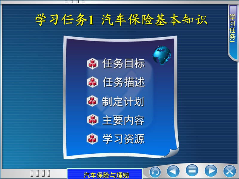 学习任务1汽车保险基本知识.ppt_第1页