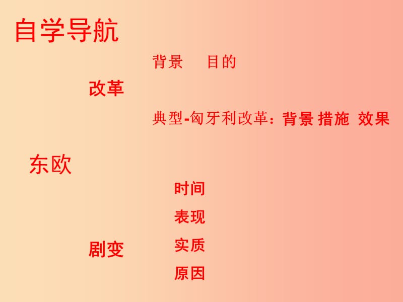 九年级历史下册 第五单元 社会主义国家的改革与演变 11《东欧社会主义国家的改革与演变》课件4 新人教版.ppt_第3页