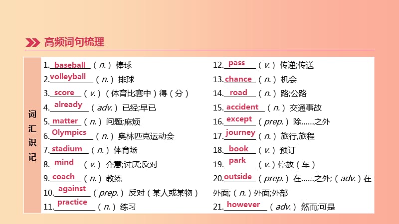 柳州专版2019中考英语高分复习第四篇教材过关篇课时06Modules3_4八上课件.ppt_第3页