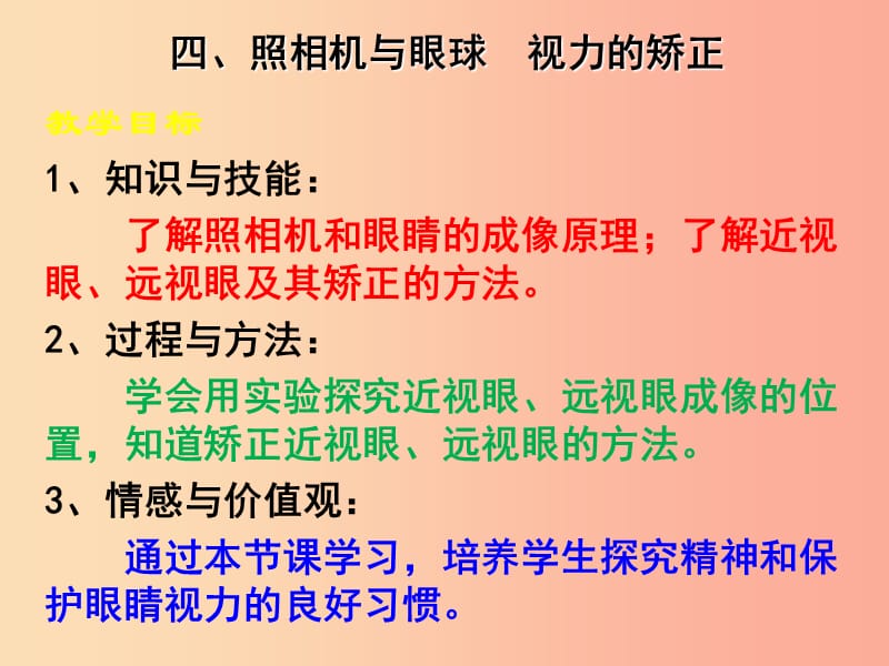 八年級物理上冊 4.4 照相機、眼睛和視力矯正課件 （新版）蘇科版.ppt_第1頁