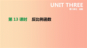 2019年中考數(shù)學(xué)二輪復(fù)習(xí) 第三章 函數(shù) 第13課時 反比例函數(shù)課件（新版）蘇科版.ppt