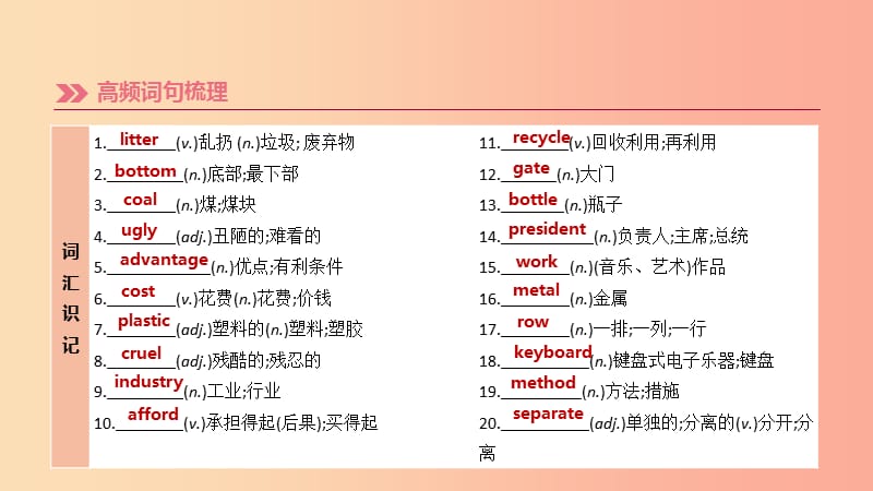 湖南专版2019中考英语总复习第一篇教材过关篇课时21Units13_14九全课件.ppt_第3页