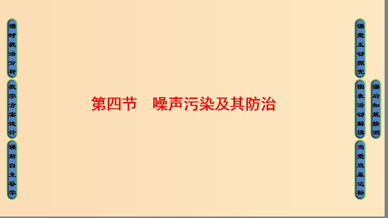 2018版高中地理 第四章 環(huán)境污染及其防治 第4節(jié) 噪聲污染及其防治課件 湘教版選修6.ppt_第1頁