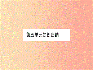 2019年秋九年級(jí)歷史上冊(cè) 第5單元 步入近代知識(shí)歸納習(xí)題課件 新人教版.ppt