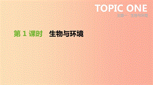 廣東省2019年中考生物 主題復習一 生物與環(huán)境 第01課時 生物與環(huán)境課件.ppt