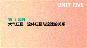 （呼和浩特專用）2019中考物理高分一輪 第11單元 大氣壓強(qiáng) 流體壓強(qiáng)與流速的關(guān)系課件.ppt