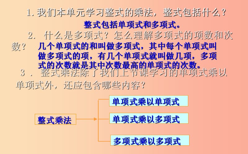 山东省七年级数学下册 第一章 整式的乘除 1.4 整式的乘法 1.4.2 整式的乘法课件 北师大版.ppt_第2页