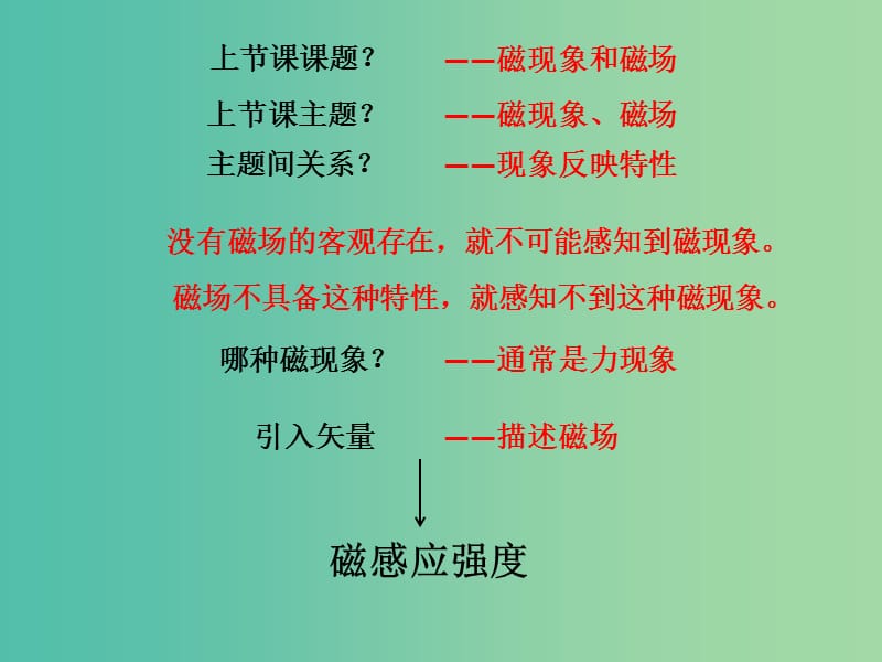 陕西省蓝田县高中物理 第三章 磁场 3.2 磁感应强度课件2 新人教版选修3-1.ppt_第1页