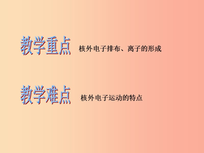 2019年秋九年级化学上册第三单元物质构成的奥秘课题2原子的结构第2课时教学课件 新人教版.ppt_第2页