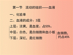 七年級生物下冊 4.4.1 流動的組織 血液課件2 新人教版.ppt