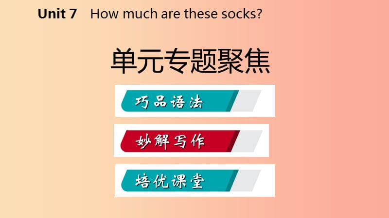 2019年秋七年级英语上册 Unit 7 How much are these socks单元专题聚焦课件 新人教版.ppt_第2页