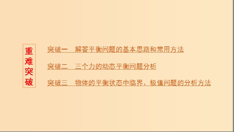 （浙江选考）2020版高考物理一轮复习 第5讲 共点力的平衡及其应用课件.ppt_第3页