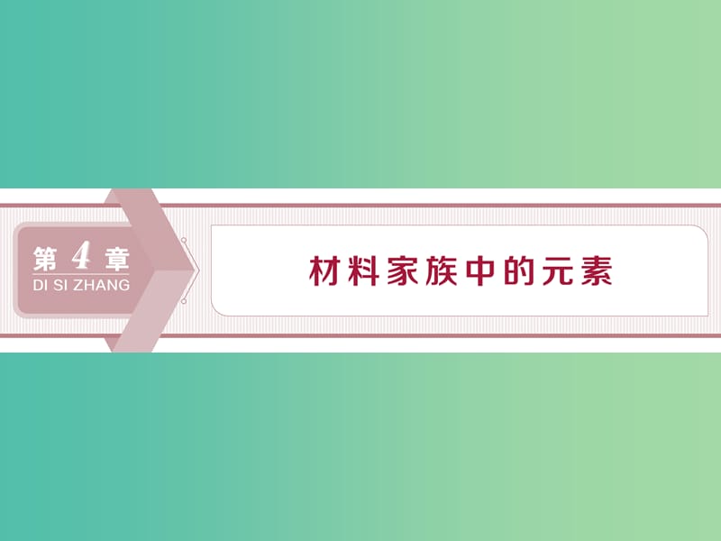 2020版高考化學大一輪復(fù)習 第4章 材料家族中的元素 1 第1節(jié) 硅 無機非金屬材料課件 魯科版.ppt_第1頁