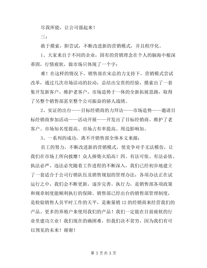 公司销售经理工作年终总结述职.doc_第3页