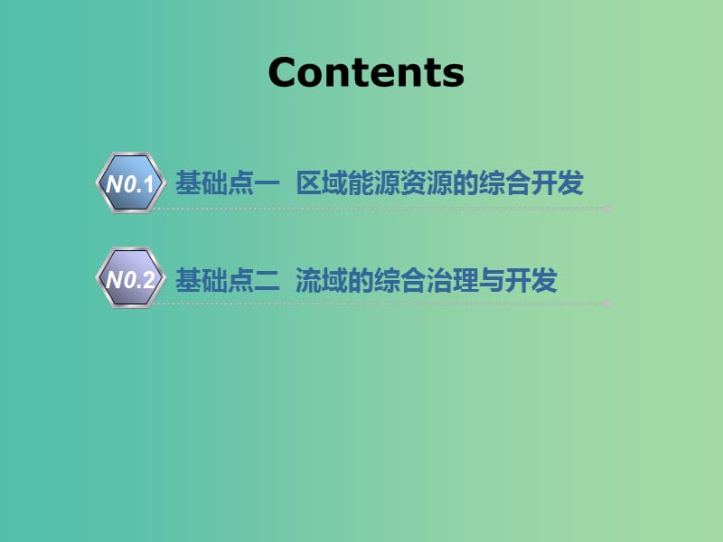 通用版2020版高考地理一轮复习第四部分区域可持发展第三讲区域自然资源综合开发利用第1课时基础自修案例感知课件.ppt_第3页