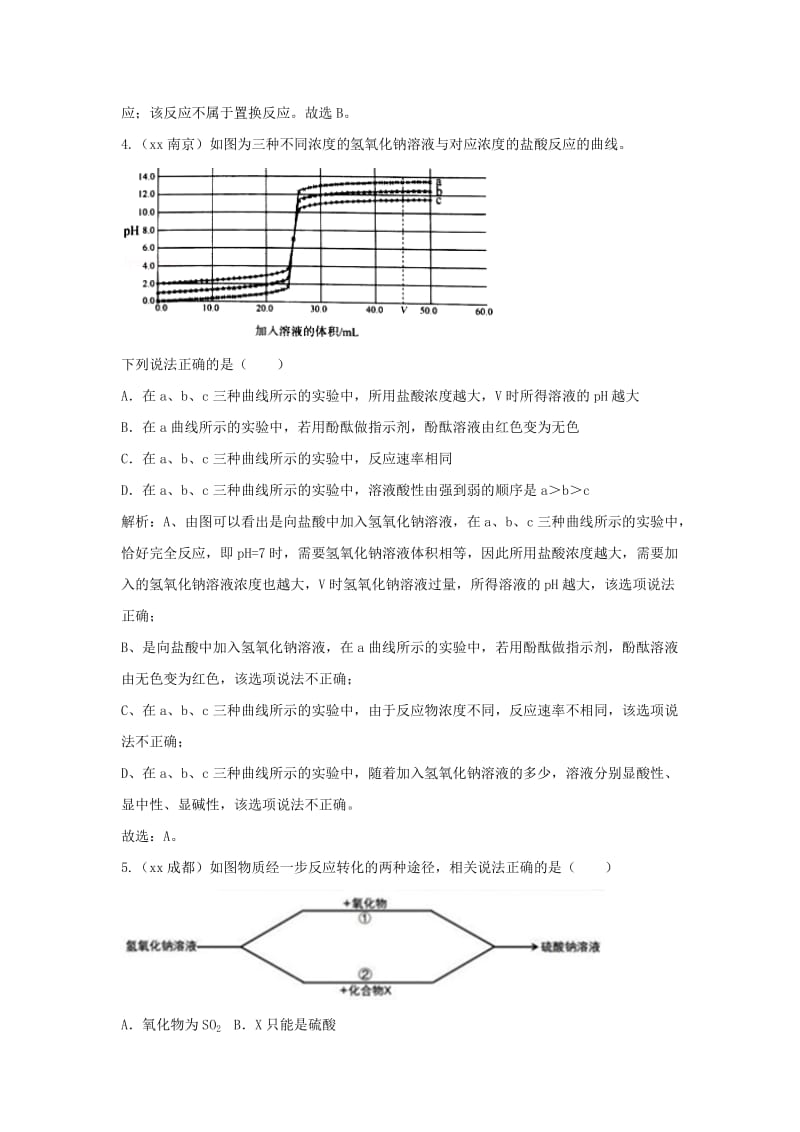 中考化学真题分类汇编 专题分类 创新题（含解析）.doc_第2页