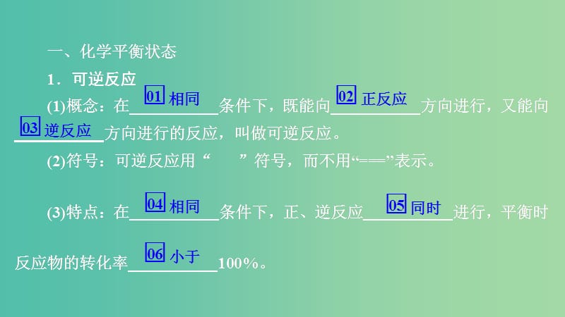 2020年高考化學(xué)一輪總復(fù)習(xí) 第七章 第22講 化學(xué)平衡狀態(tài) 化學(xué)平衡的移動課件.ppt_第1頁