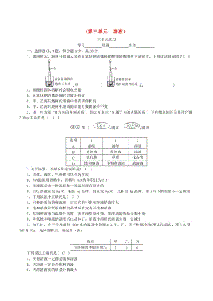 2018-2019學(xué)年度九年級(jí)化學(xué)上冊(cè) 第三單元 溶液單元練習(xí)課時(shí)練習(xí) （新版）魯教版.doc