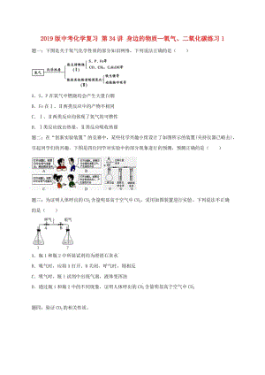 2019版中考化學(xué)復(fù)習(xí) 第34講 身邊的物質(zhì)—氧氣、二氧化碳練習(xí)1.doc